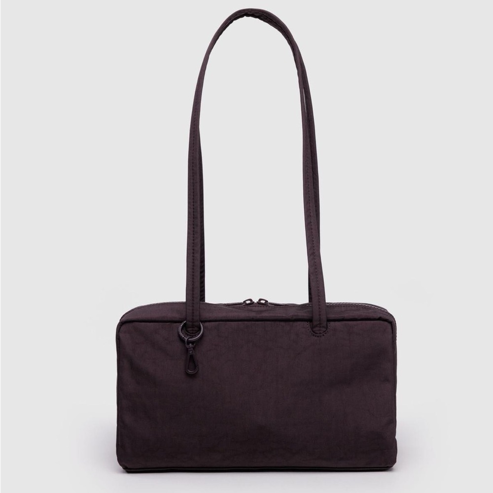 Baggu Nylon Bowler Bag - Chocolate Plum EUC